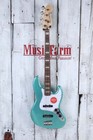 Fender Squier Affinity Series Active Jazz Bass Guitar Mystic Sea Foam Green