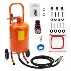 5 Gallon Sand Blaster Portable 60-110 Psi Pressure Air Sandblaster W  4  Nozzles