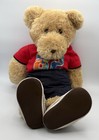 Teddy Bear Plush 16    Shirt pants hat And Shoes Soft And Clean Needs Good Home