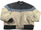 Vintage David James Aztec Canyon Guide Bomber Jacket Blanket Lined L xl Usa Made