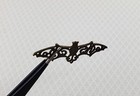 Metal Bat Charms 2 Pieces Jewelry Making Pieces Antique Bronze 2 3 16 