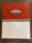Vintage Briggs   Stratton Original Service And Repair Instructions Manual 270962