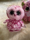Pink   Patterned Beanie Boo Plush Lot Of 5
