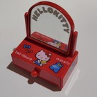 Vintage 1978 Sanrio Hello Kitty Mini Bureau Drawer Vanity Mirror Red W Box Rare