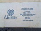 1992 Cadillac Dealer Combined Color And Upholstery Book Allante  Deville   More
