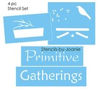 Stencil Primitive Gatherings Garden Lunch Basket Crow Pip Berry Twig Sign Blocks
