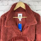 Adidas Sherpa Oth Half-zip Pullover Jacket - Mystery Red - Ec0755 Women s Size M