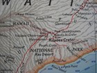 1960 Map Hawaiian Islands Oahu Maui Lanai Kauai Hawaii Midway Mauna Loa Molokai