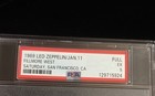 1969 Led Zeppelin Full Ticket Full Rock Legends Fillmore West Psa 5 Ex