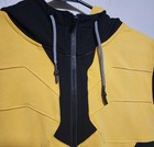 Superx Marvel Wolverine Sleeveless Hoodie Vest Mens L Yellow Super Suit Gym