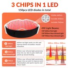 Red Light Therapy Pads Near Infrared Led Belt For Waist Back Muscle Pain Relief