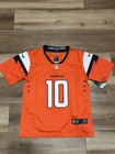 Bo Nix  10 Denver Orange Broncos Kids Jersey Youth Medium Stitched Jersey