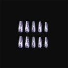 24pcs Aurora Flame False Nail Long Coffin Press On Nails For Nail Art Salon