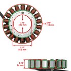 Stator   Pickup Coil Regulator   Gasket For Yamaha Virago 750 Xv750 1991-1996