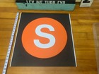 22x23 S Train Ny Nyc Subway Roll Sign Manhattan Brooklyn Orange Special Shuttle