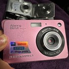 Lot Of 5 Digital Cameras Casio Exilm 2 hp Photostat  Traveler Aberg Parts Repair