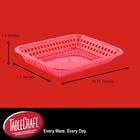 Tablecraft C1077r Cash And Carry Grande Basket Red Platter Food Basket Durable