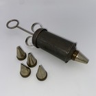 Vintage Icing Syringe Set With Multiple Piping Nozzles 1940   s Or 1950   s