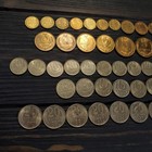 Mix Lot 45 Coins 1 Kopek 2  3  5  10  15  20 Kopeks Soviet Union Ussr Au-unc 