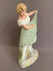 Antique Hand Painted Gebruder Heubach Porcelain Bisque Figurine