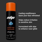 Edge Sensitive Skin Shave Gel For Men With Aloe  Twin Pack  14 Oz