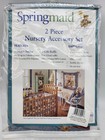 Vintage Springmaid Teddy Bear Diaper Stacker   Crib Ruffle Nos Nursery Decor