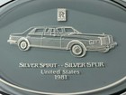 Rolls Royce Silver Spirit Silver Spur Smoked Glass Trinket Dish Rolls Royce 1981