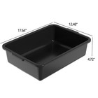 Cand Plastic Dish Tubs  Commercial Bus Box wash Basin Tote Box   12-packs  13 L 
