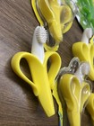 12 Baby Banana Yellow Banana Toothbrush  Training Teether Tooth Brush  Infant