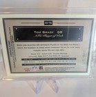 2003 Fleer Tom Brady Advent Game Worn Patch  999 Ip Hard Signed Auto