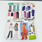 Vtg Lot Of 8 Sewing Patterns Simplicity Butterick New Look Nicole Miller Rowley