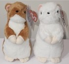 Ty Okojo Japan Exclusive Beanie Baby Glory Family Stoat Weasel 7  Set Of 2 Mwmts