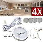 4pack Warm White Under Cabinet Lighting Kit Led Puck Bulb Kitchen Puck Lights Us