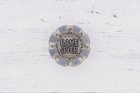 Hitex Gear Tech Skull game Over     Thick Chip - Stainless Steel  Polished