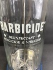 Vintage Barbicide Barber Comb Disinfectant Glass Jar Lidded Container