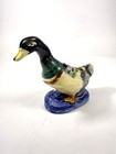 Duck Planter Pot Porcelain Ceramic Vintage Retro Mid Century White Breast Mallar