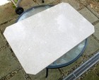 Gorgeous Vtg Marble Slab For Counter Top Island Neutral 29 5  X 18 75 