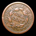 1848 Braided Hair Large Cent Penny ---- Nice Details Coin ----  966z