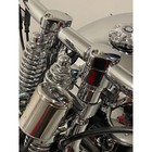 3  Oem Style Risers Kit For Harley Springer Softail Fxstsb With 1 0  Bar Chrome