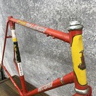 Vintage Team Raleigh Record Frame 60cm Red Steel 27in 120mm Red Yellow Bike