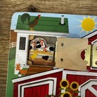 Melissa   Doug Magnetic Hide   Seek Farm Animals Wooden Activity Board Complete 
