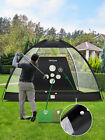 10x7ft Upgraded Golf Practice Net Golf Hitting Aid Training Driving Chipping