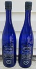 Lot 2 Kangen Cobalt Blue Glass Water Bottle   Cap Japanese  return To Origin 