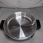 Saladmaster Stainless Electric 11  Skillet K7254c Usa Oil Core