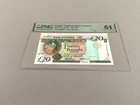 Northern Ireland 20 Pounds P-72a 1991  Pmg 64 Epq