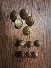 Ww1 British Army Button Set For Tunics Kings Crown Repro  