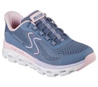 Skechers Shoe Women Slip Ins Wide Slate Pink Glide Step Memory Foam Sport 180272