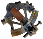 Nautical Brass Sextant With Wooden Box Antique Working Marine Ship Navigational