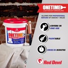 Red Devil 0542 Onetime Lightweight Spackling  1 2 Pint  White  8 Ounce