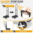 Orzbow Car Seat Travel Cart  Folding Dolly For Black 